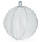 2.7-Inch Clear Plastic Fillable Christmas Ball Ornament for DIY Crafting